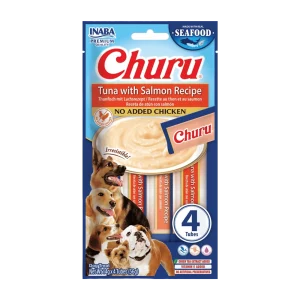 Churu Dog Fish Tuna with Salmon Recipe 4 x 14g (56 g)