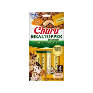 Churu Dog Meal Topper Chicken Recipe 4 x 14g (56 g)