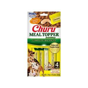 Churu Dog Meal Topper Chicken with Pumpkin Recipe 4 x 14g (56 g)