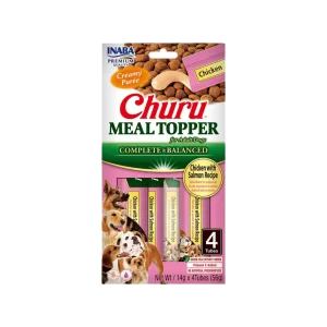 Churu Dog Meal Topper Chicken with Salmon Recipe 4 x 14g (56 g)