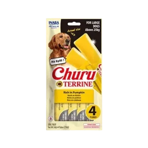 Churu Dog Terrine dýně plemena L 4x54g (216 g)