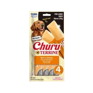 Churu Dog Terrine kuřecí plemena L 4x54g (216 g)