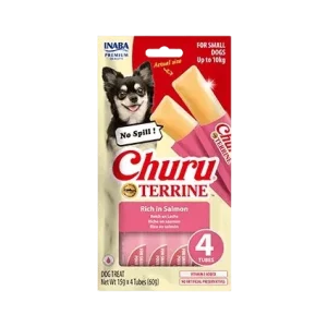 Churu Dog Terrine losos plemena S 4x15g (60 g)