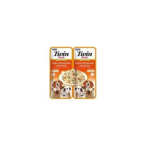 Churu Dog Twin Packs Chick&Veg.&Beef in Broth 2x40g | Pejskovice