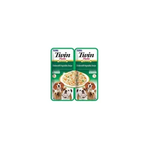 Churu Dog Twin Packs Chick&Veg. in Broth 2x40g | Pejskovice