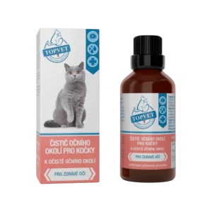 Čistič očního okolí pro kočky TOPVET 50ml (50 ml)