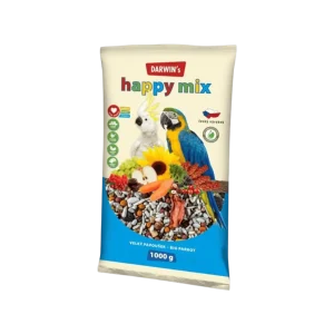 Darwin's Velký Papoušek Happy mix 1kg (1 kg)