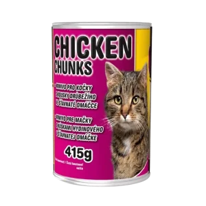 Delikan Cat Kuřecí kousky konzerva 415g (415 g)