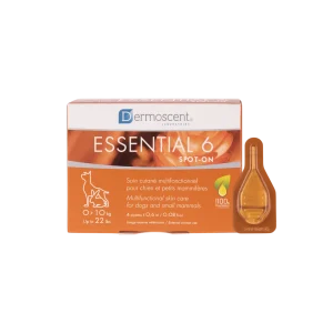 Dermoscent Essential 6 spot-on 4 pipety (4 ks, 0-10kg)