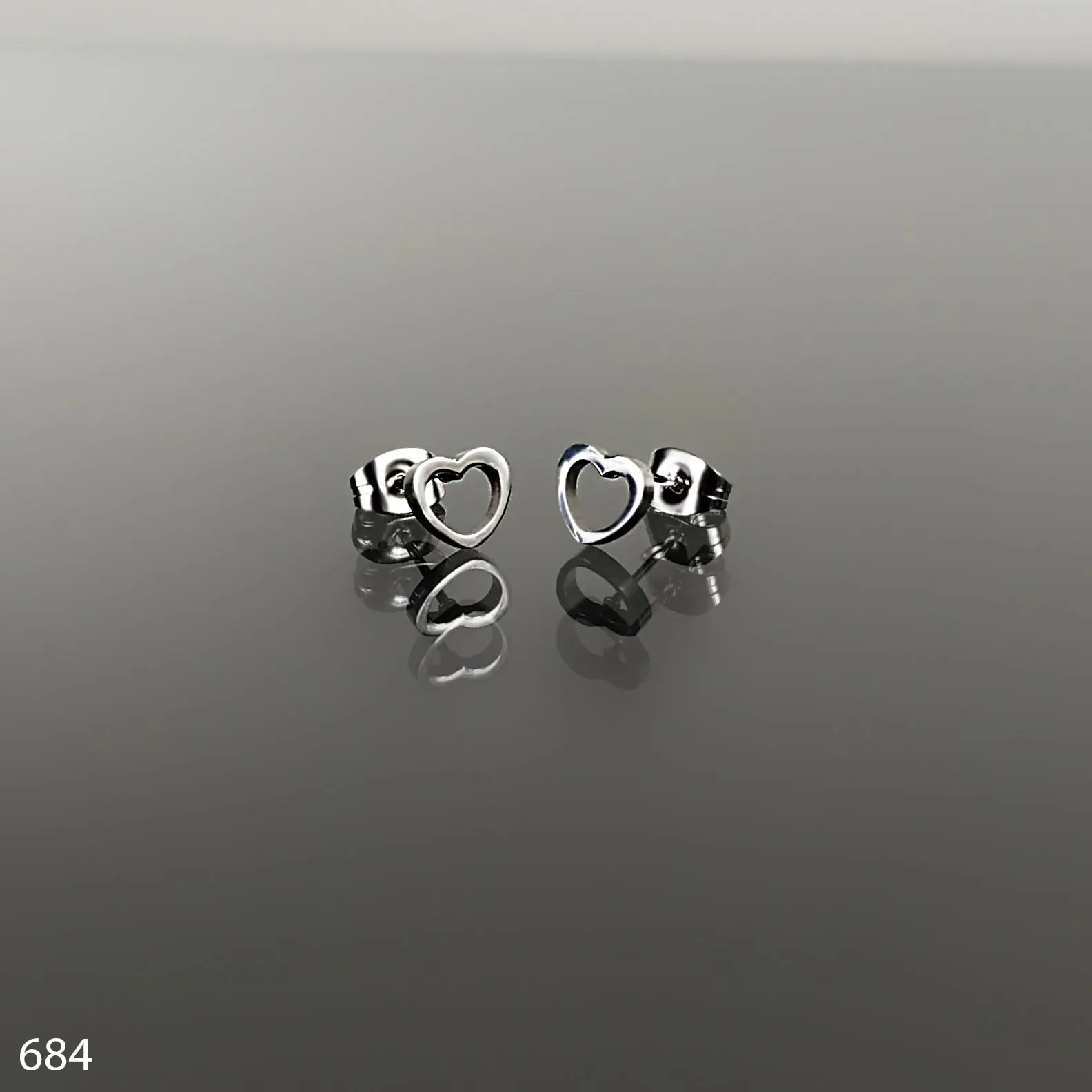 Dětské ocelové náušnice č. 684