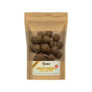 DINGO masové kuličky losos, vejce a krill 24mm/150g (150 g)