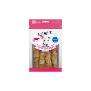Dokas Rolky z hovězí kůže obalené kuřecím masem 90 g | Pejskovice