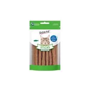 Dokas Tyčinky s lososem pro kočky 30 g | Pejskovice