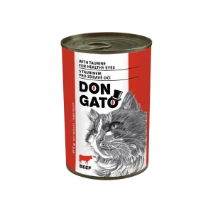 Don Gato cat konzerva hovězí (415 g)