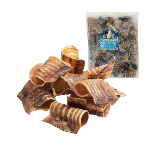 Dr. Jag Trachea hovězí řezaná sušená 1kg (1 kg)