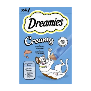 Dreamies kočka pochoutka Creamy s lososem 4x10g