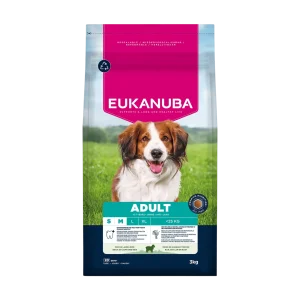 Eukanuba Dog Adult Small & Medium rich in Lamb (3 kg)