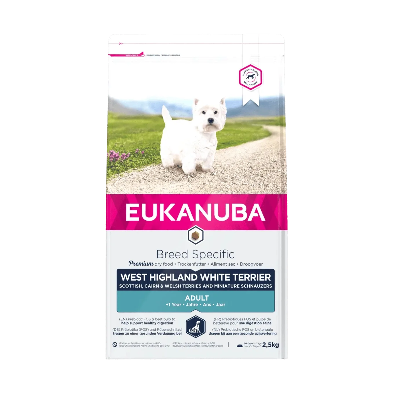 Eukanuba Dog Breed N. West High White Terrier 2,5kg (2.5 kg)