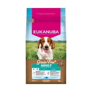 Eukanuba Dog GF Adult Small & Medium rich in Ocean Fish (3 kg)