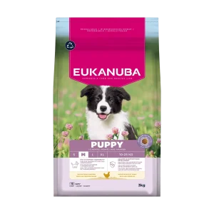 Eukanuba Dog Puppy Medium rich in fresh Chicken (3 kg)