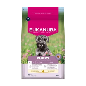 Eukanuba Dog Puppy Small rich in fresh Chicken 3kg (3 kg)