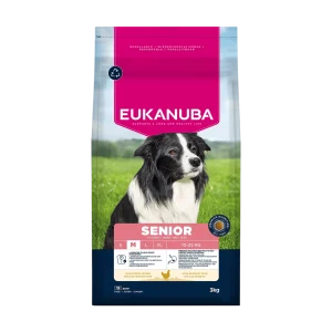 Eukanuba Dog Senior Medium rich in fresh Chicken (3 kg)