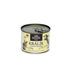 FALCO SENSE DOG králík a hovězí 200g | Pejskovice