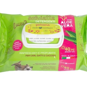 Farm Company Vlhčené čistící ubrousky s Aloe Vera 40 ks | Pejskovice