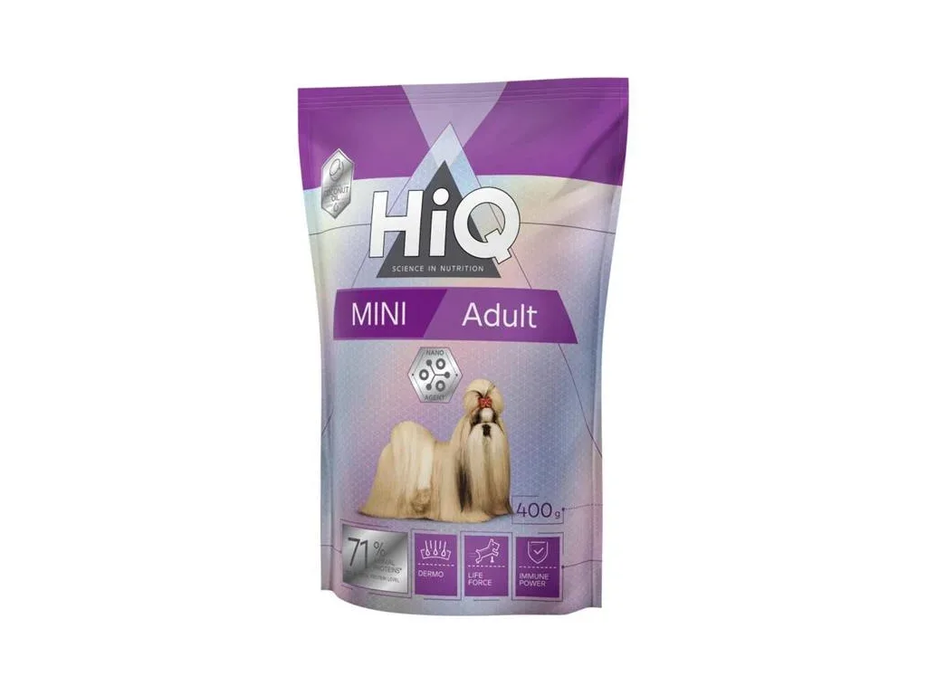 HiQ Dog Dry Adult Mini 400 g | Pejskovice