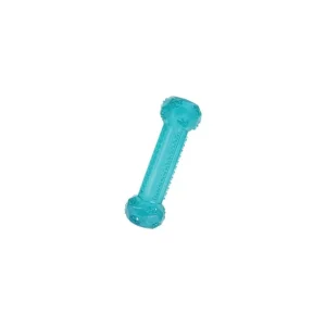 Hračka pes STICK TPR POP kost 15cm tyrkysová Zolux | Pejskovice