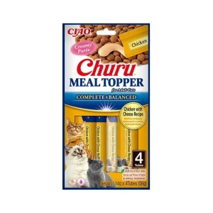 Inaba Churu Cat meal topper kuře a sýr 4x 14g | Pejskovice
