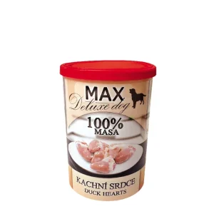 Konzerva MAX Deluxe Kachní srdce 400 g | Pejskovice