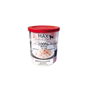 Konzerva Max Deluxe Krůtí svalovina bez kosti 800g | Pejskovice