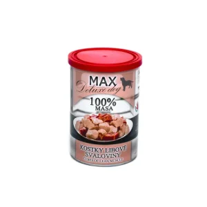 Konzerva MAX Kostky libové svaloviny 400 g | Pejskovice