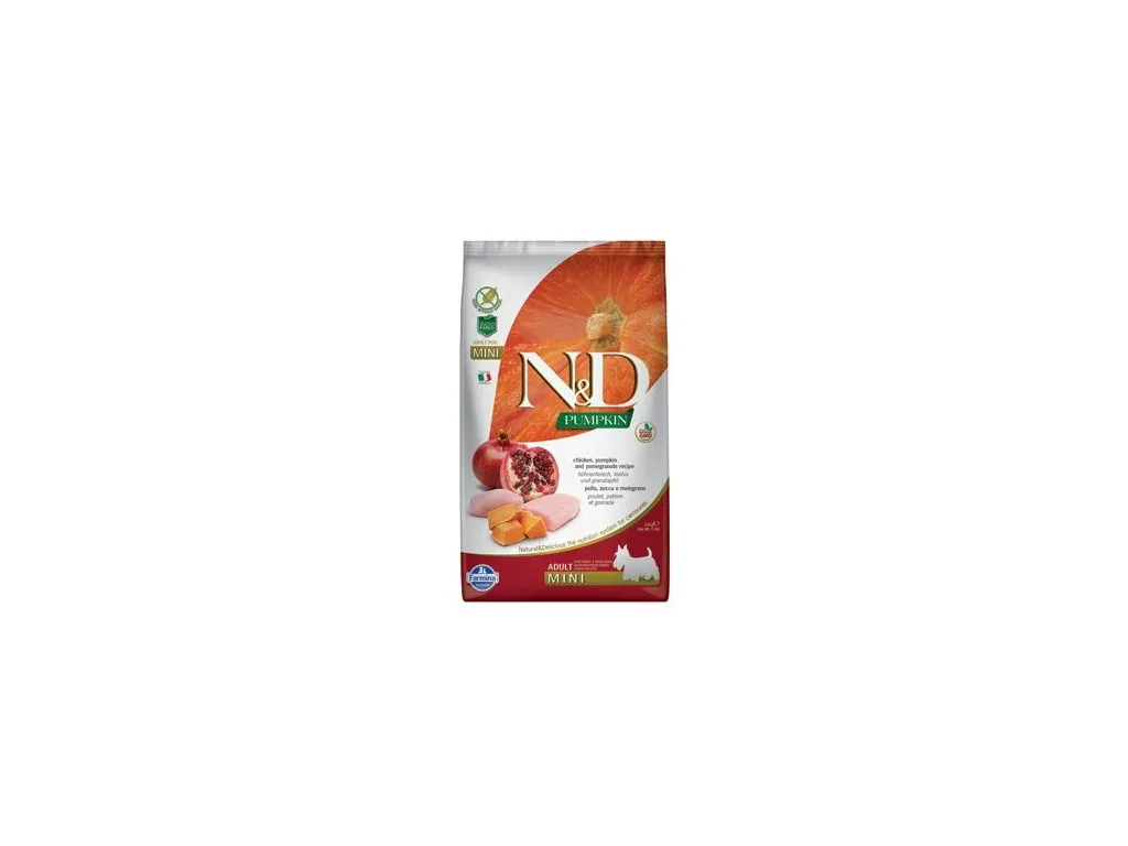 Krmivo N&D Dog Adult Mini Grain Free Pumpkin Chicken & Pomegranate 0,8kg | Pejskovice