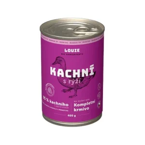 Louie konz. pro psy kachní s rýží 400 g | Pejskovice