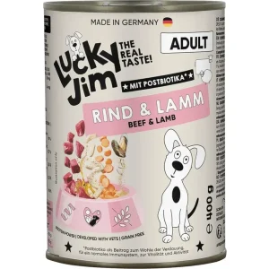 Lucky Jim Classic Adult s hovězím a jehněčím masem 400 g | Pejskovice