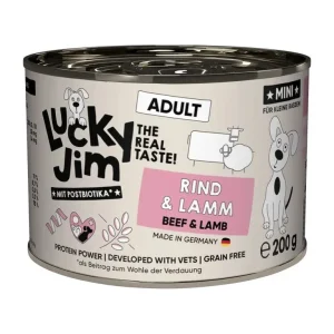 Lucky Jim Classic MINI Adult s hovězím a jehněčím masem 200 g | Pejskovice
