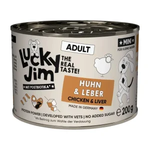 Lucky Jim Classic MINI Adult s kuřecím masem a játry 200 g | Pejskovice
