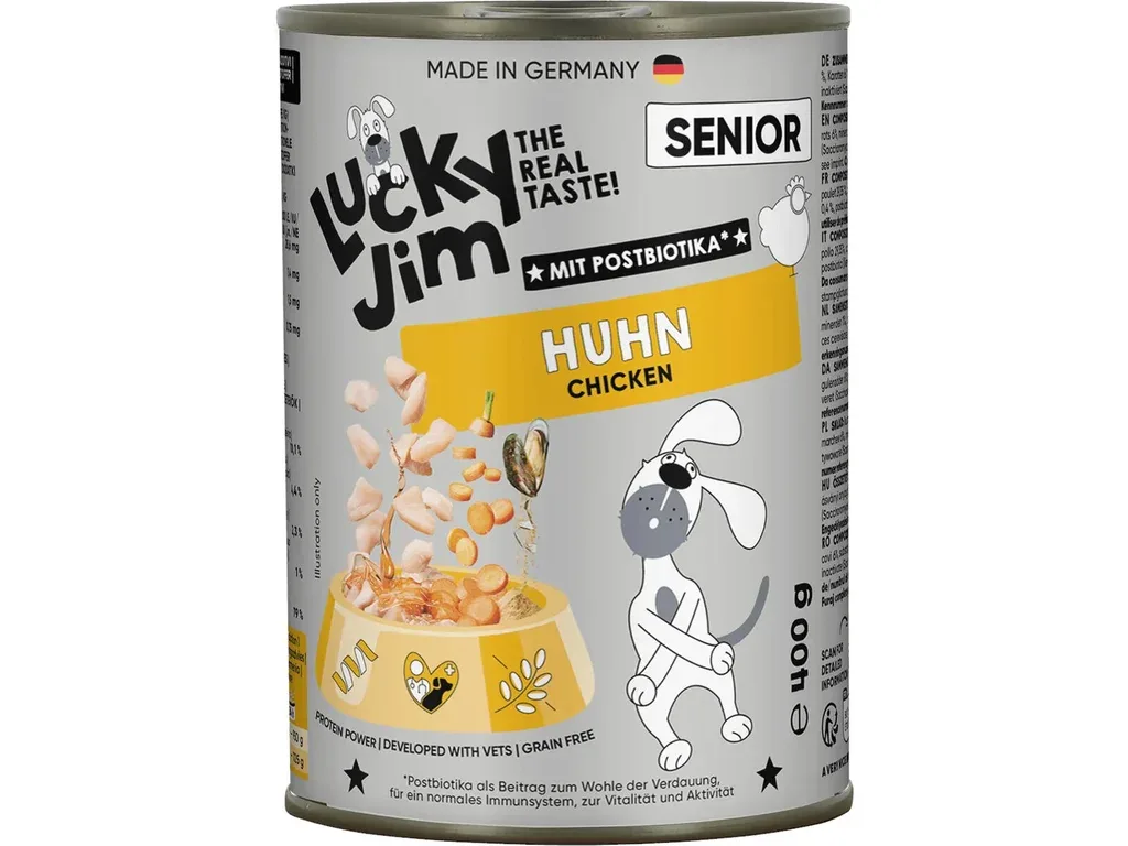 Lucky Jim Classic Senior s kuřecím masem 400 g | Pejskovice