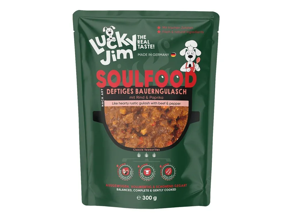 Lucky Jim Soulfood Bauerngulasch Hovězí guláš s paprikou 300 g | Pejskovice