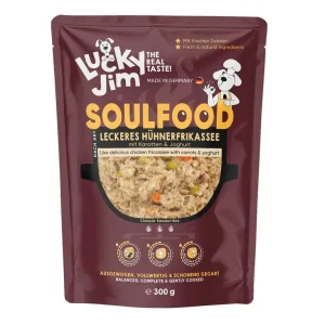 Lucky Jim Soulfood Hühnerfrikassee Kuřecí frikasé s mrkví a jogurtem 300 g | Pejskovice