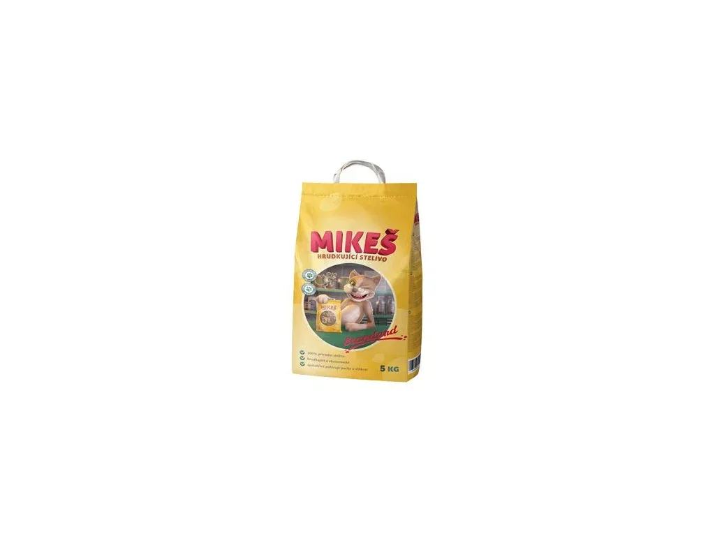 Mikeš Standard Podestýlka kočka pohlc. pachu 5kg | Pejskovice