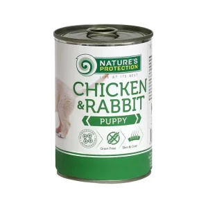 Nature's Protection Dog konz. Puppy kuře/králík 400 g | Pejskovice