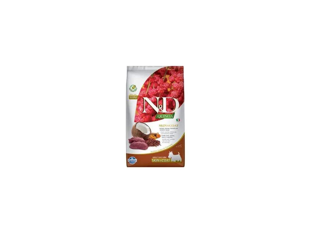 N&D Quinoa DOG Skin&Coat Venison Adult Mini 2,5kg | Pejskovice