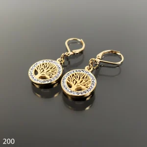 Ocelové náušnice č. 200