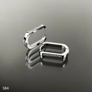 Ocelové náušnice č. 584