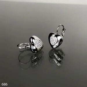 Ocelové náušnice č. 686