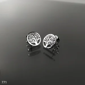 Ocelové náušnice č. 771