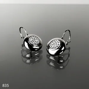 Ocelové náušnice č. 835